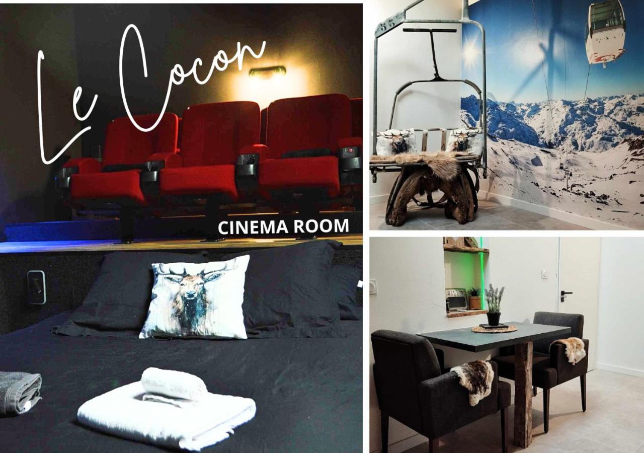 Le Cocon L'unique Experience Cinema De La Grange Savoyarde 1km Du D'annecy Appartement Lathuile